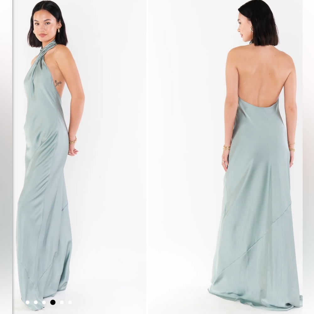 Show Me Your MuMu Sage Green Maxi Dress